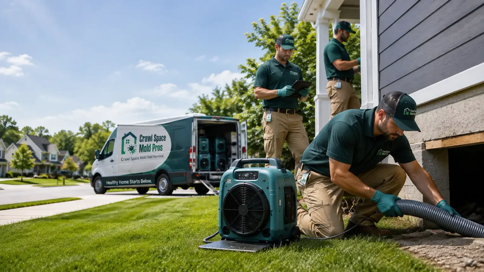 Crawl Space Mold Removal in Bellwood, NE